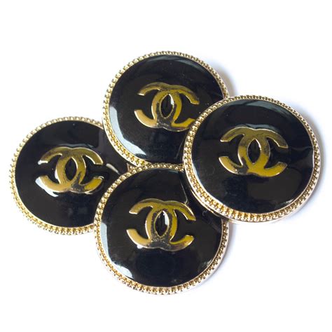 vintage chanel button ring|authentic vintage chanel buttons.